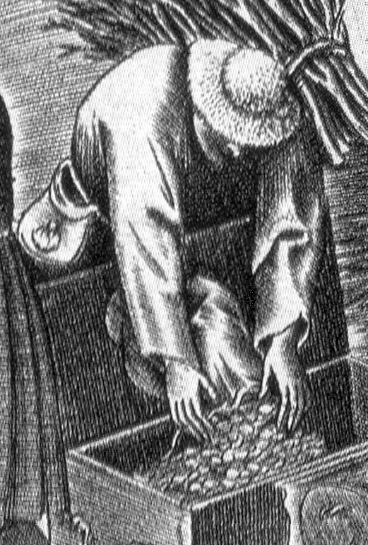 Detail from The Seven Virtues - Prudentia by Pieter Brugel 1559